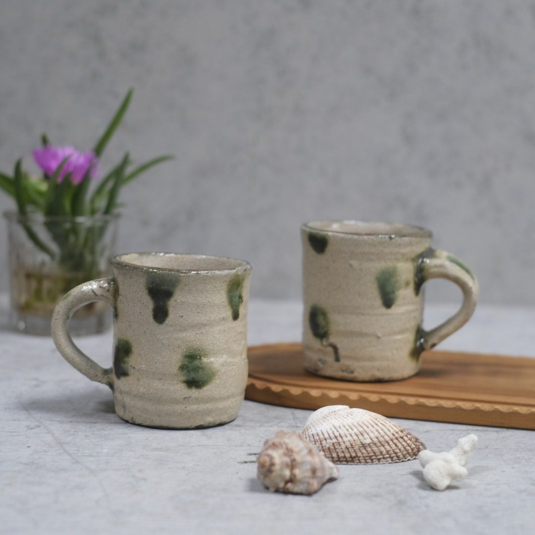 やちむん 沖縄 宮城正享 呉須点打ち ワインカップ コップ 読谷村北窯