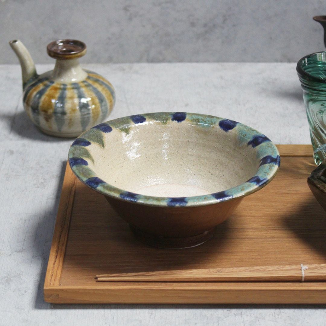 やちむん 沖縄 宮城正享 6寸ワンブー 丼 読谷村北窯 一点物 の通販