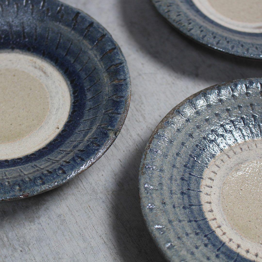 やちむん 沖縄 宮城正享 5寸皿 読谷村北窯 飛鉋 の通販 おしゃれな食器