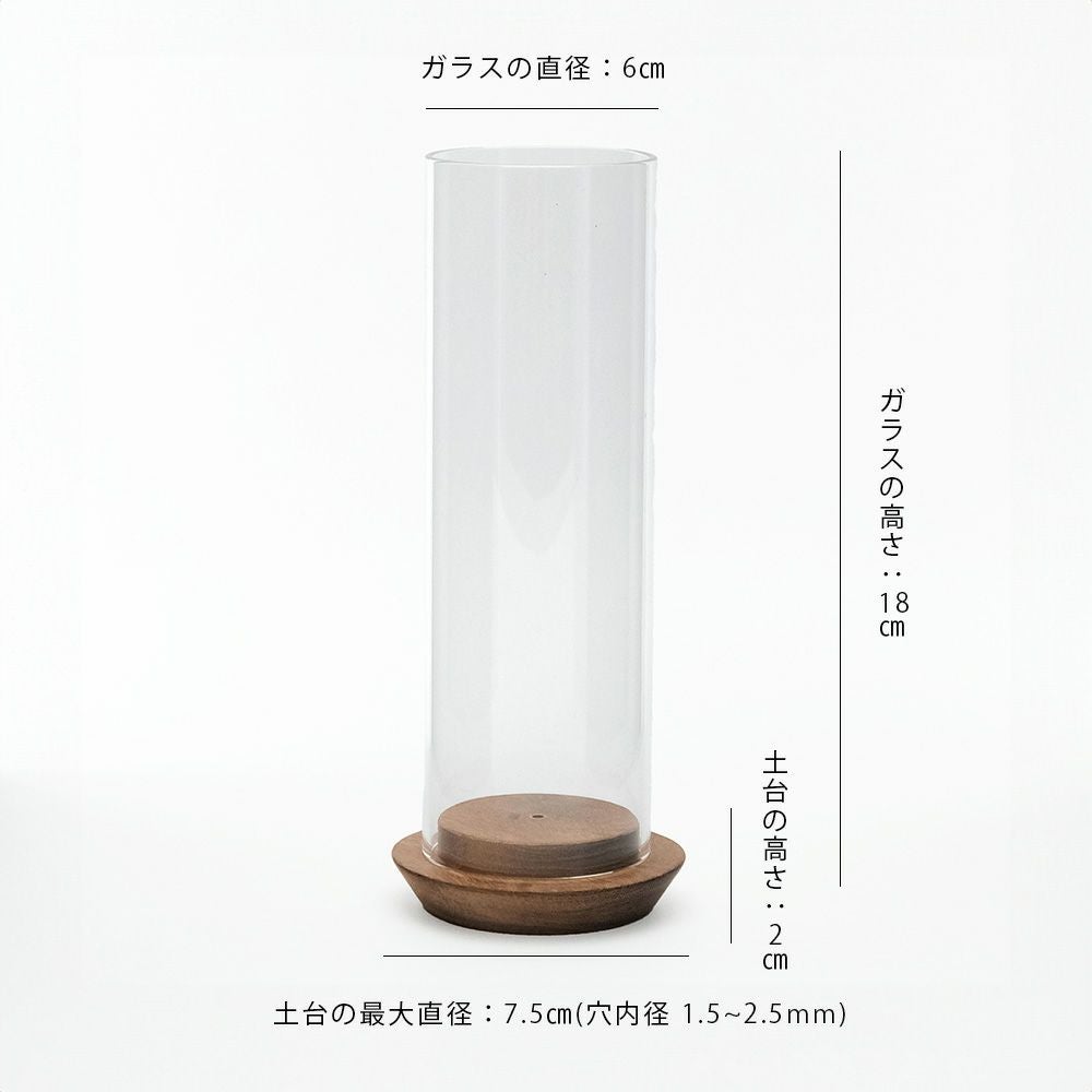 かわいいガラスとアカシアの灰が飛ばないお香立て インセンスホルダー