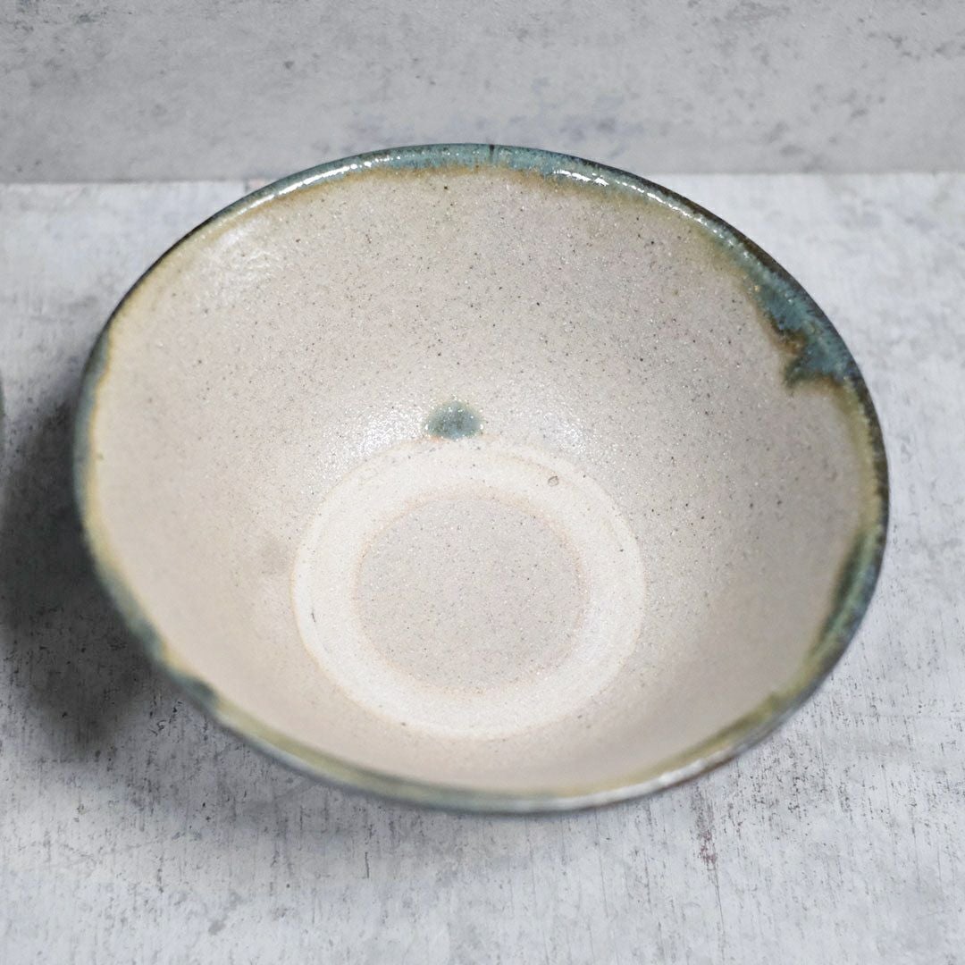 やちむん 沖縄 宮城正享 5寸マカイ どんぶり小 青 読谷村北窯 の通販