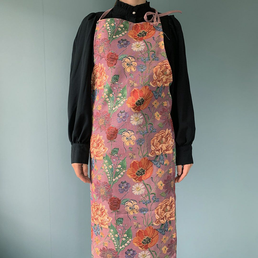 Nathalie Lete(ナタリーレテ) エプロン 花柄 ピンクを通販する東京の
