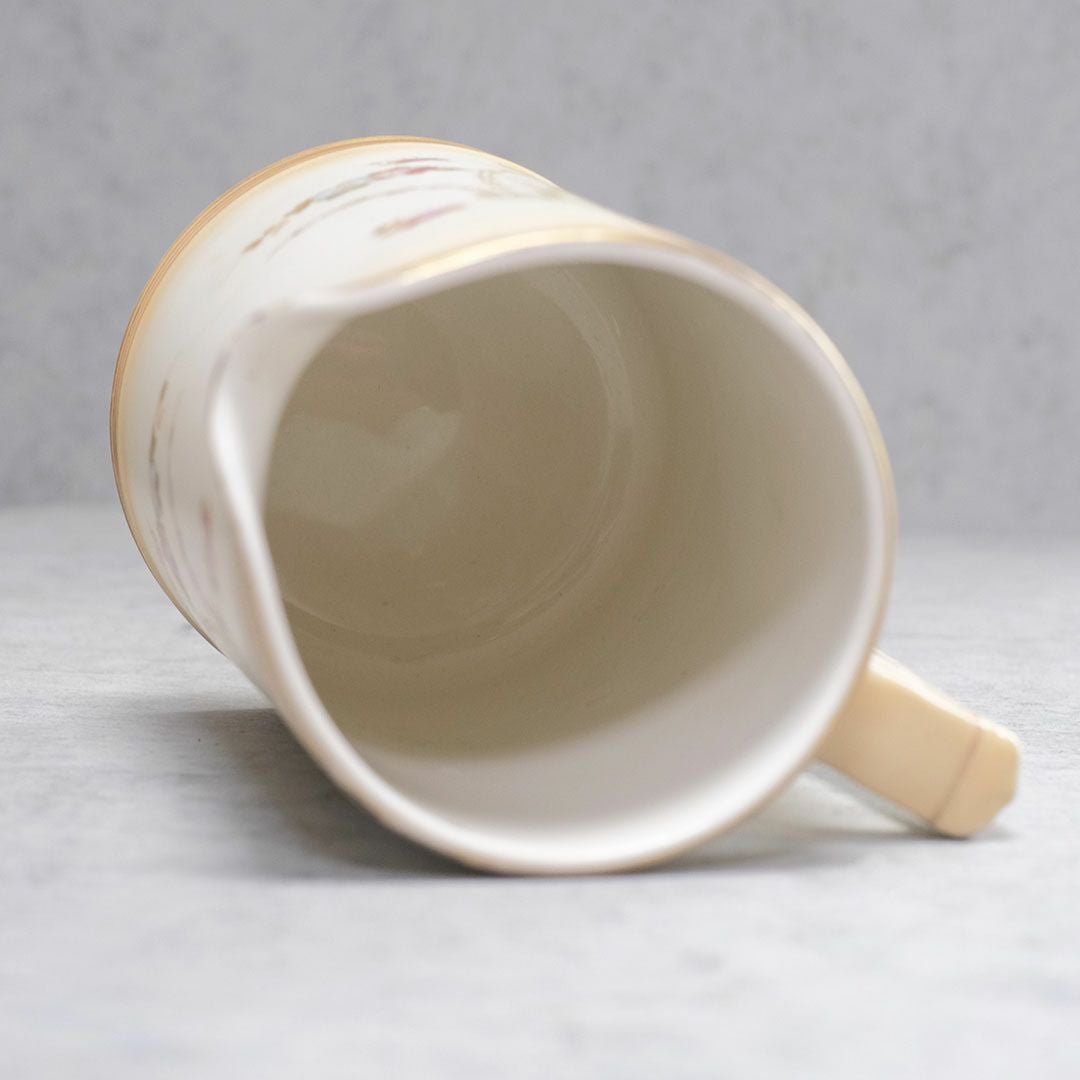 アンティークジャグ イギリス CROWN DEVON(クラウンデボン) 陶器の花瓶 h17.5cm5