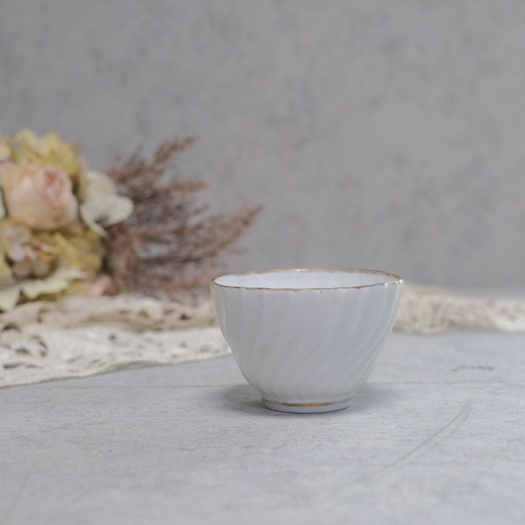 アンティーク ティーボウル イギリス 19世紀/アンティーク食器 白の