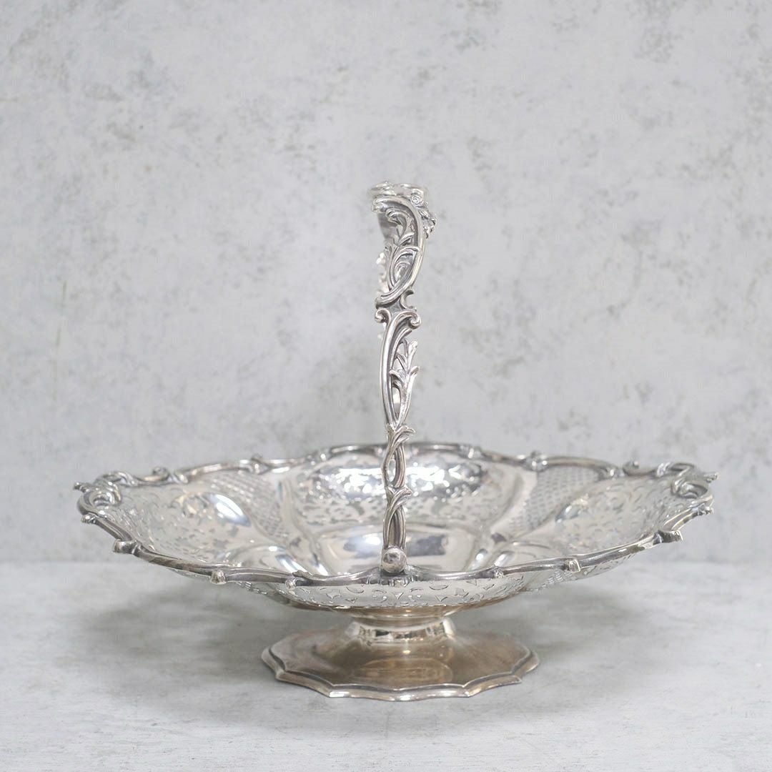 アンティークフルーツバスケット Elkington & Co イギリス シルバープレート