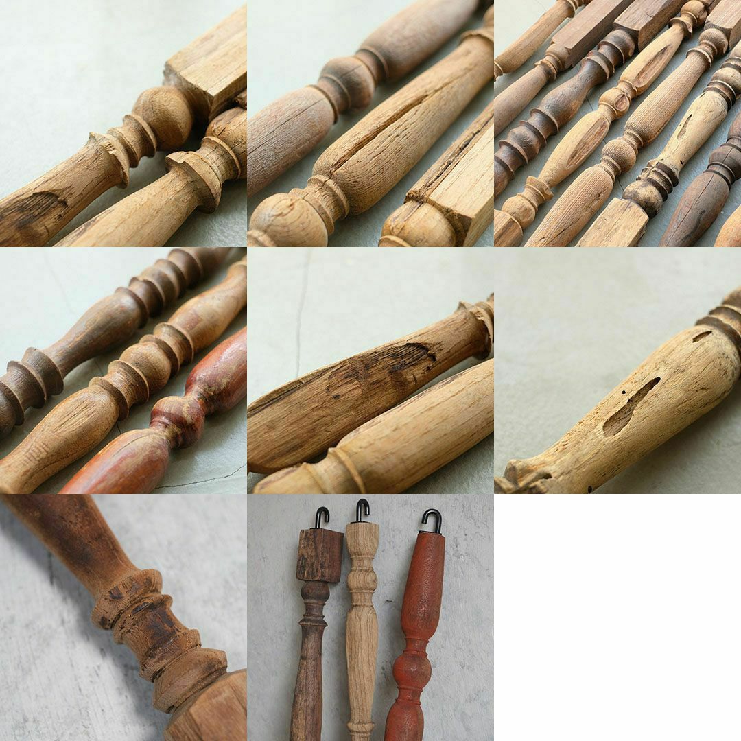 古材のウッドスピンドルディスプレイスタンドMの通販MALTO