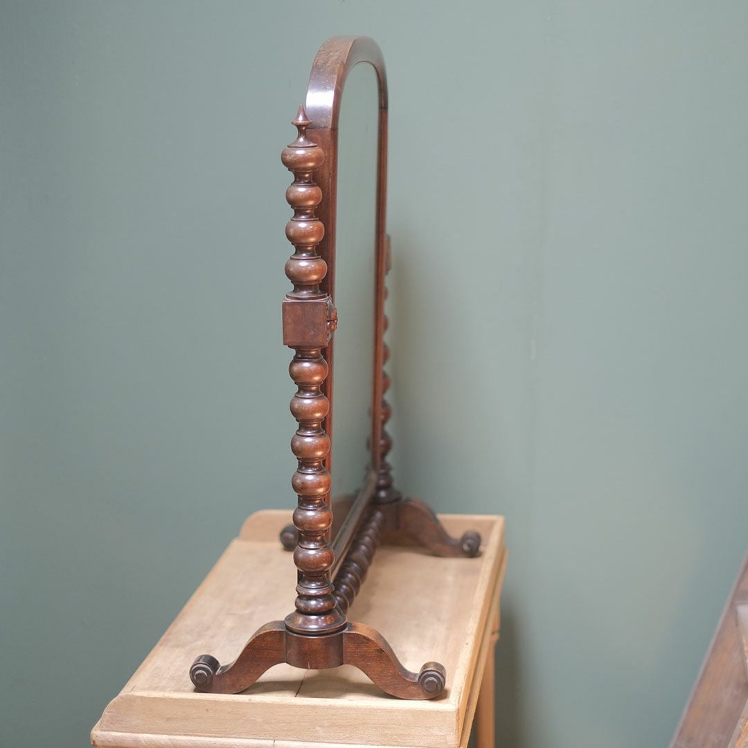 アンティ―ク鏡 卓上ミラー イギリス トイレットミラー/アンティーク家具