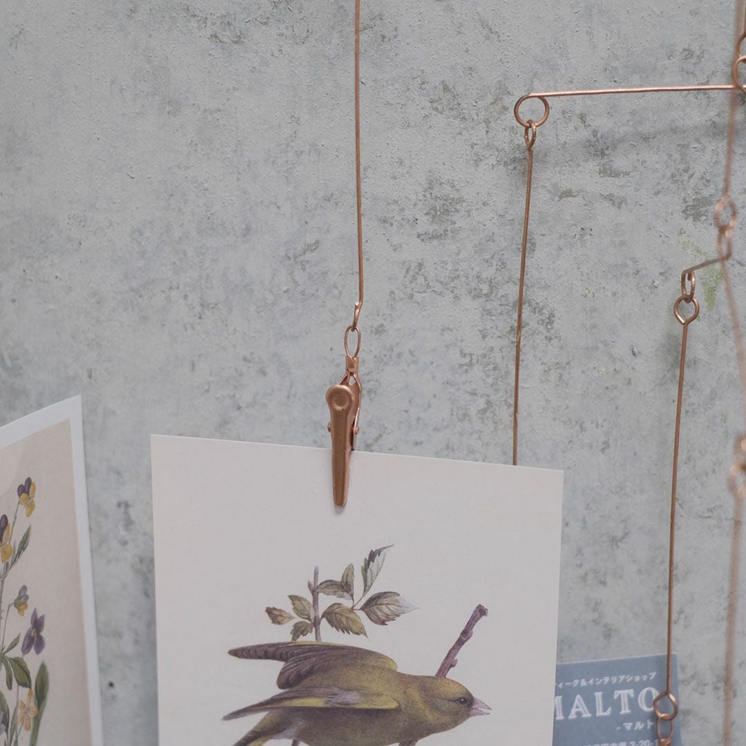 コッパーモビールクリップ フォトモビール 吊るすインテリア の通販