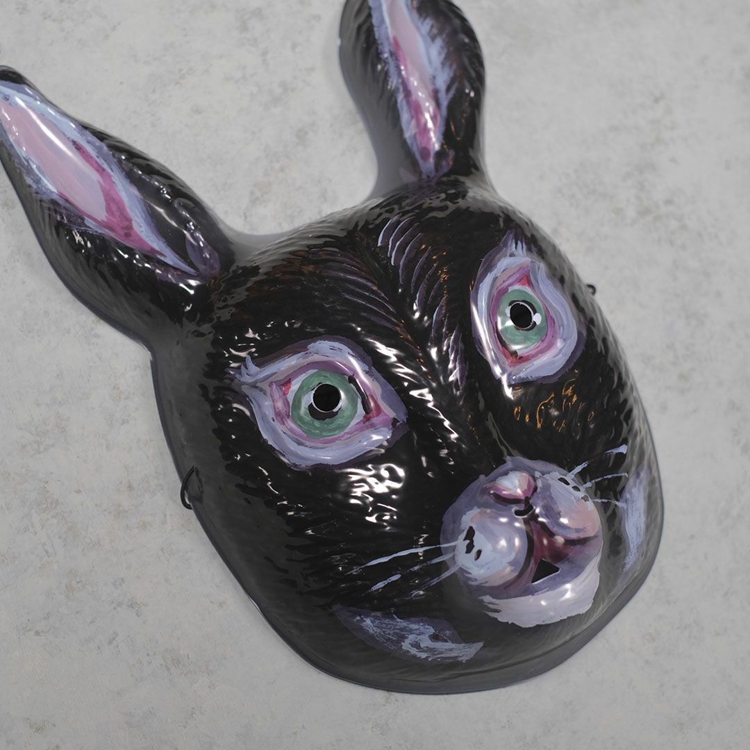 Nathalie Lete(ナタリーレテ) Mask black rabbit 黒うさぎのお面 通販