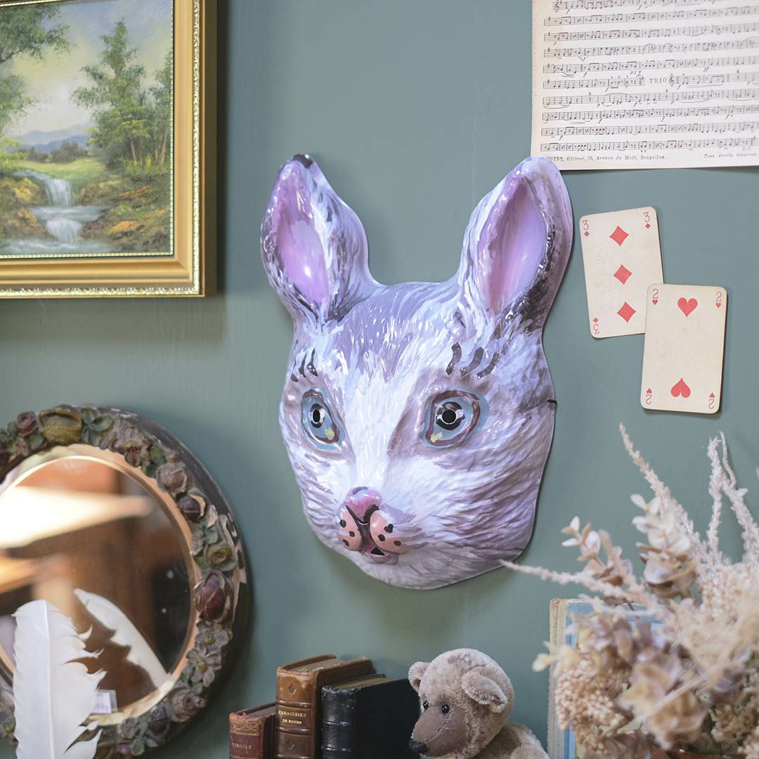 Nathalie Lete(ナタリーレテ) Mask white rabbit 白うさぎのお面 通販