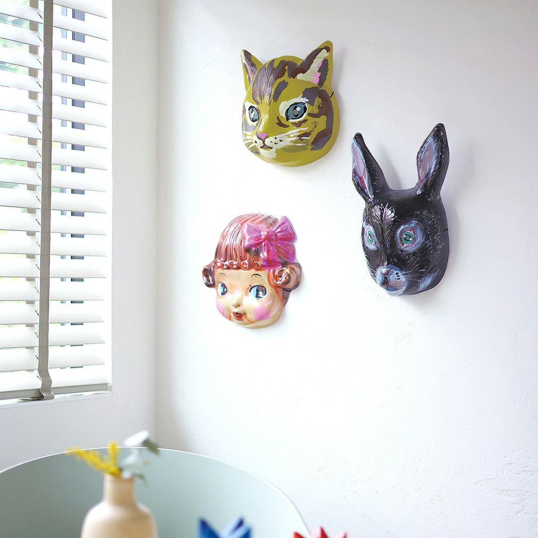 Nathalie Lete(ナタリーレテ) Mask white rabbit 白うさぎのお面 通販