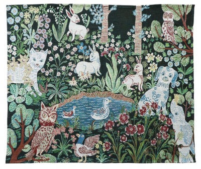 Nathalie Lete(ナタリーレテ) ゴブラン織りタペストリー ソファーカバー Garden 動物の庭