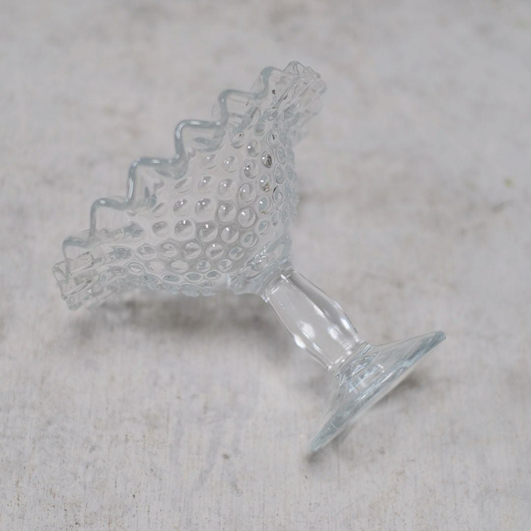 ヴィンテージ ホブネイルコンポート FENTON アメリカ デザートカップ アンティーク食器