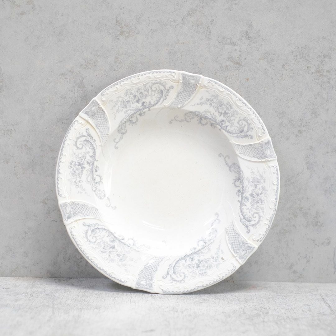 美品 フランス アンティーク Longwy スープ プレート お皿 深皿 アンティーク LONGWY(ロンウィー)スープ皿 フランス/アンティーク食器