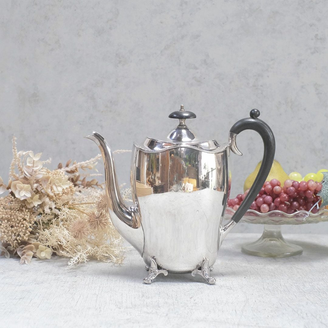 アンティーク ティーポット WS&S イギリス シルバープレートの通販