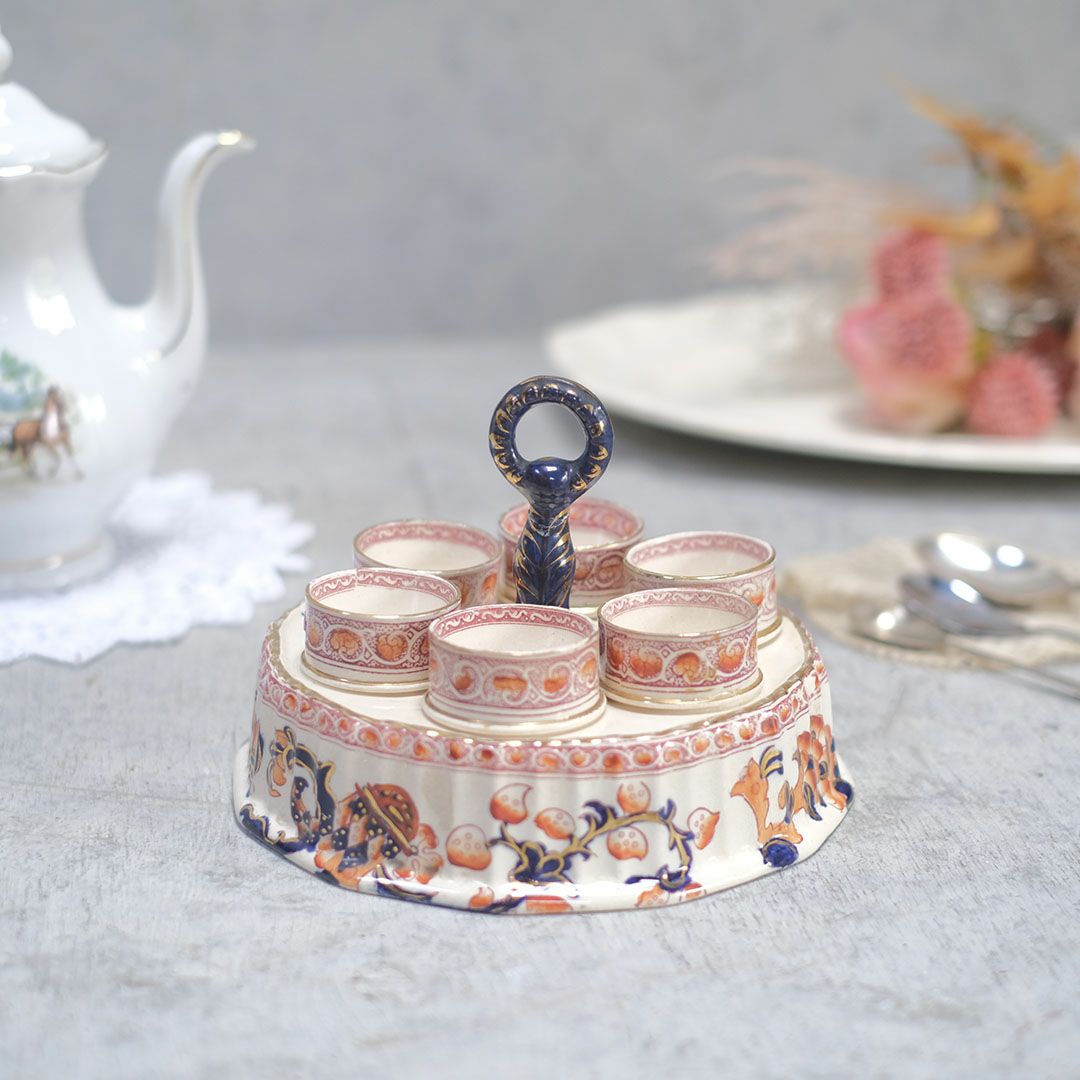 アンティーク エッグスタンド エッグクリュエット イギリス