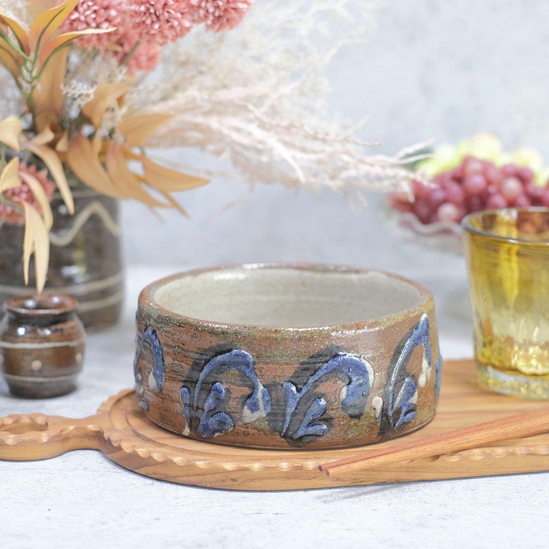 やちむん 沖縄 宮城正享 ワインカップ イッチン コップ 読谷村北窯