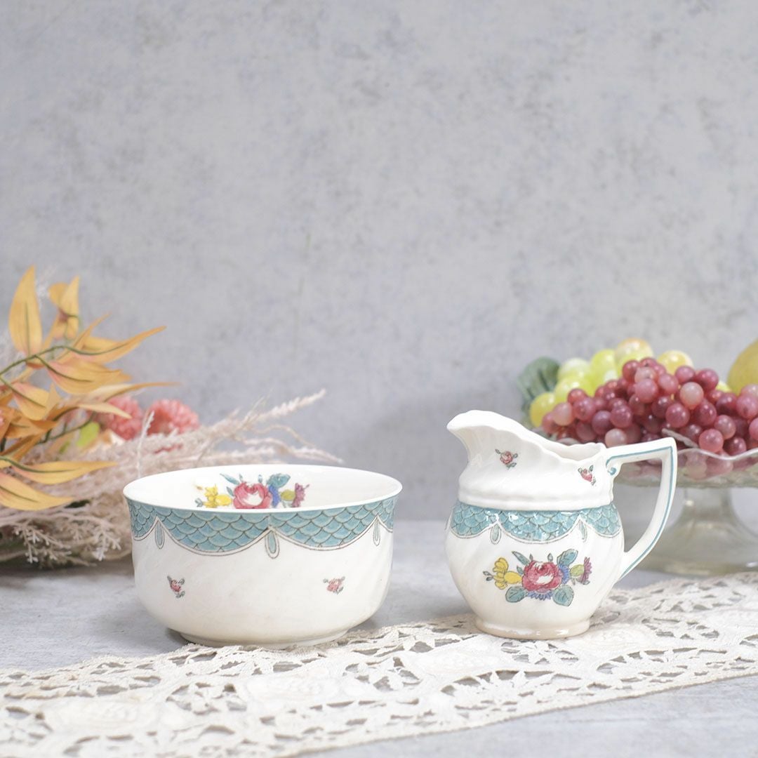 アンティーク ROYAL DOULTON ロイヤルドルトン ミルクジャグ シュガー