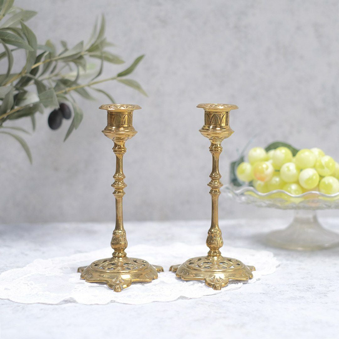 アンティークキャンドルスタンド 燭台(イギリス フランス ベルギー)の