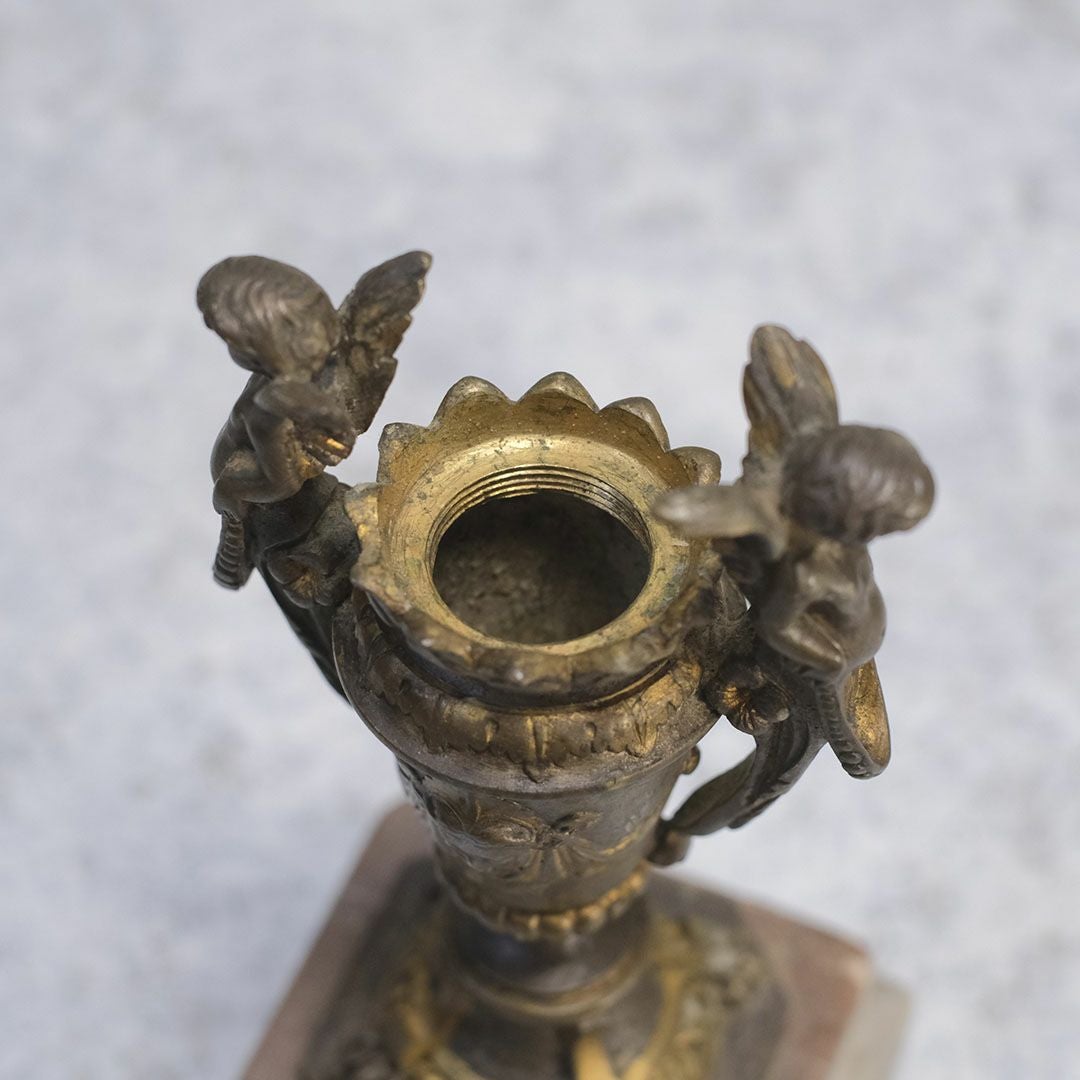 アンティーク エンジェル ブラスオブジェ 天使 フランス 置物