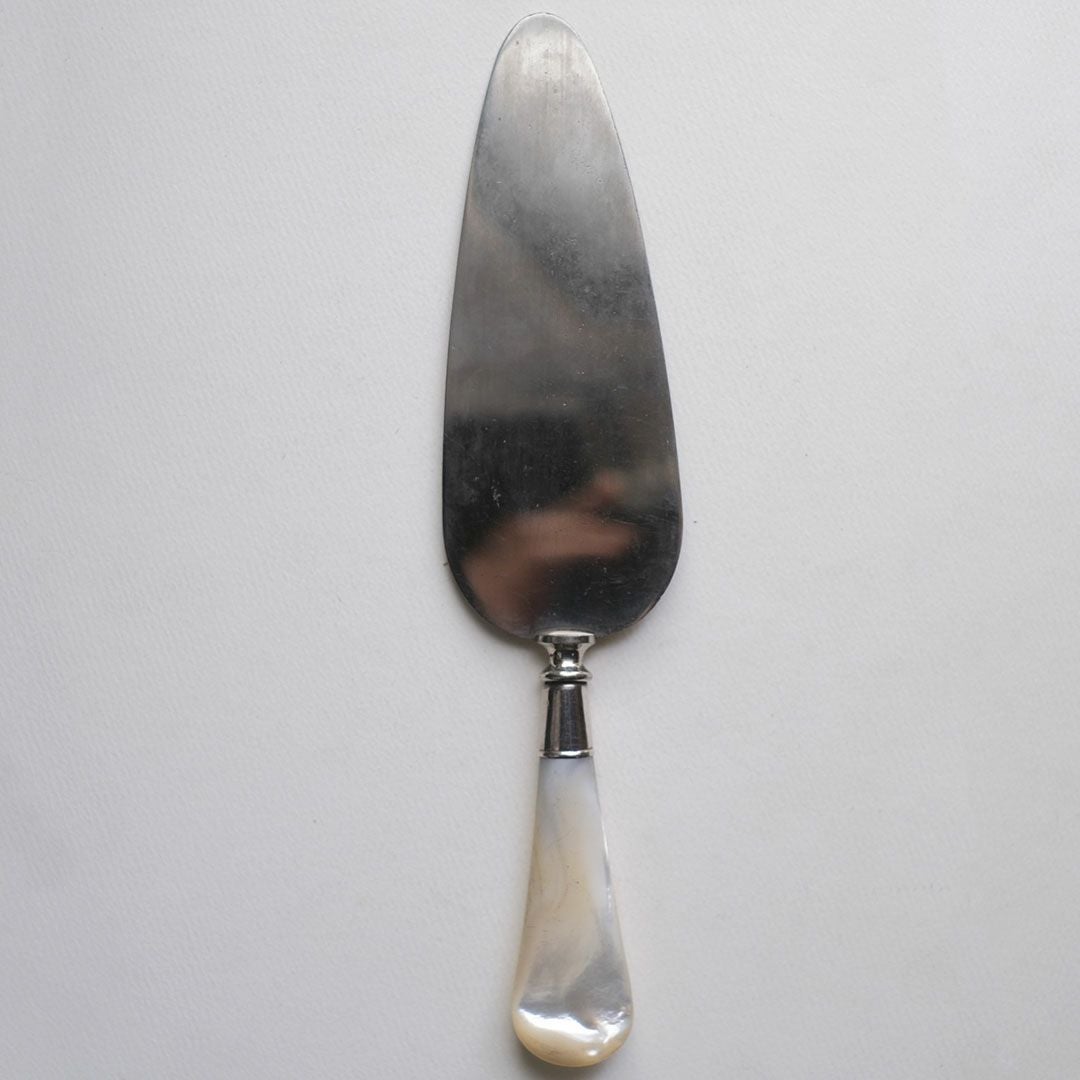 アンティークケーキサーバー イギリス カトラリー マザーオブパール3