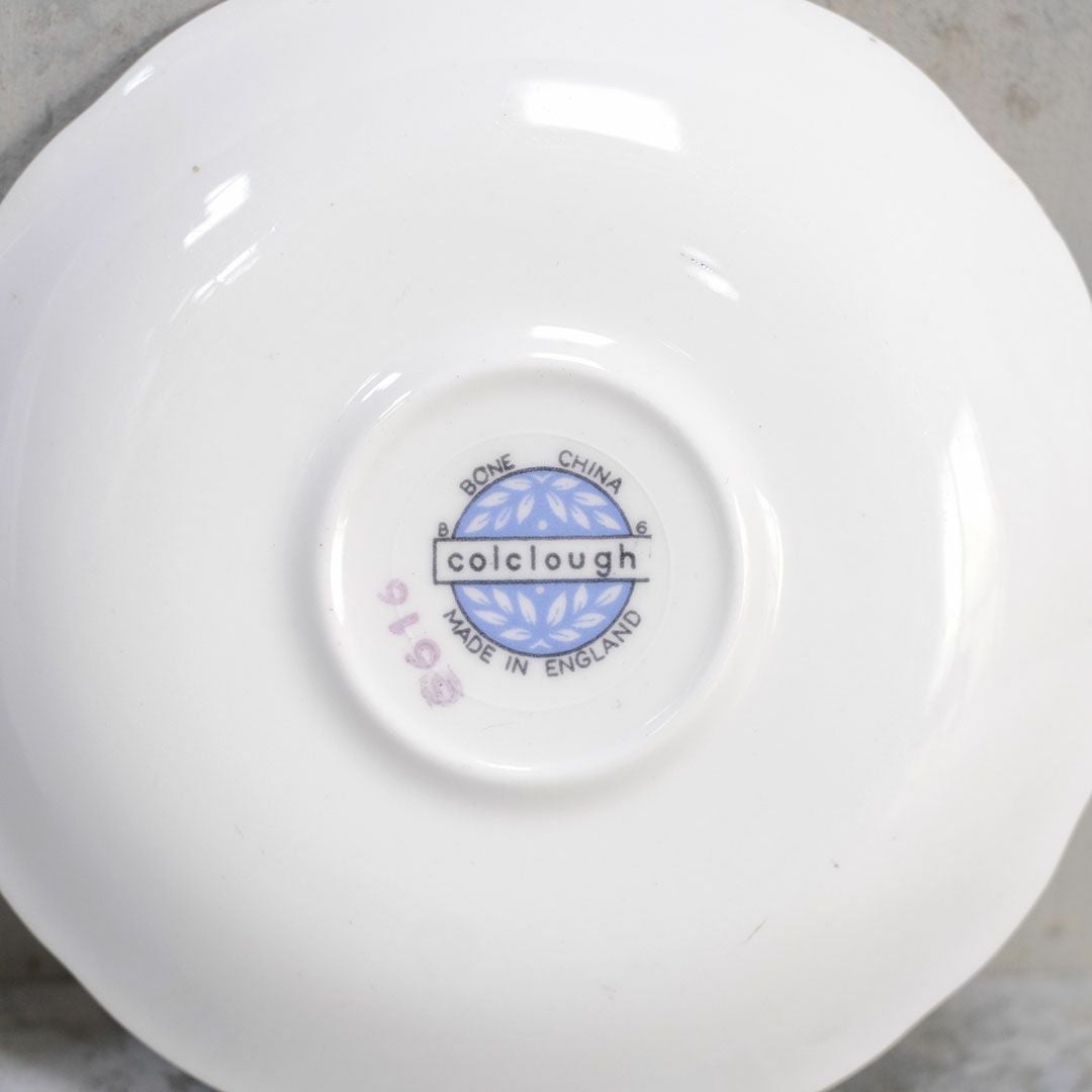 ヴィンテージティーカップトリオ Colclough(コルクラフ)菫 バイオレット イギリス8