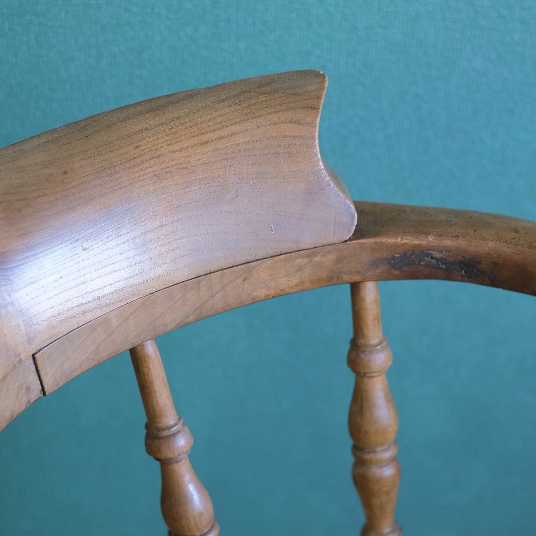 アンティーク スモーカーズチェア キャプテンズチェア アームチェア 肘掛け椅子 アンティーク家具11