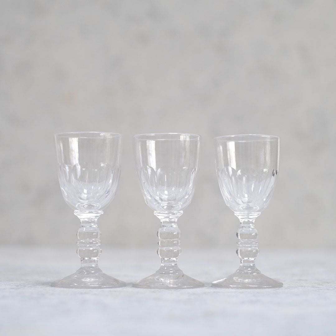 アンティークアペリティフグラス クリスタル フランス アンティーク食器1