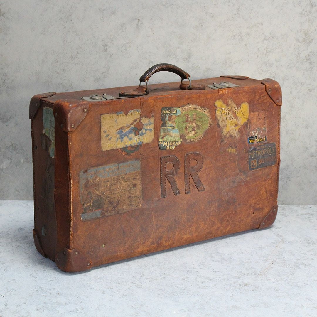 アンティークレザートランク スーツケース イギリス 本革