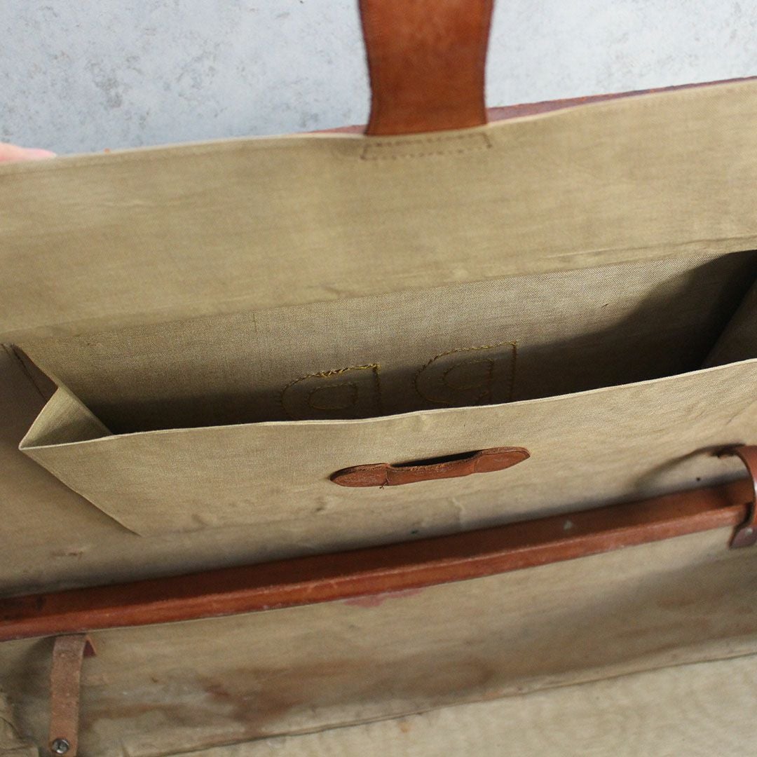 アンティークレザートランク スーツケース イギリス 本革10