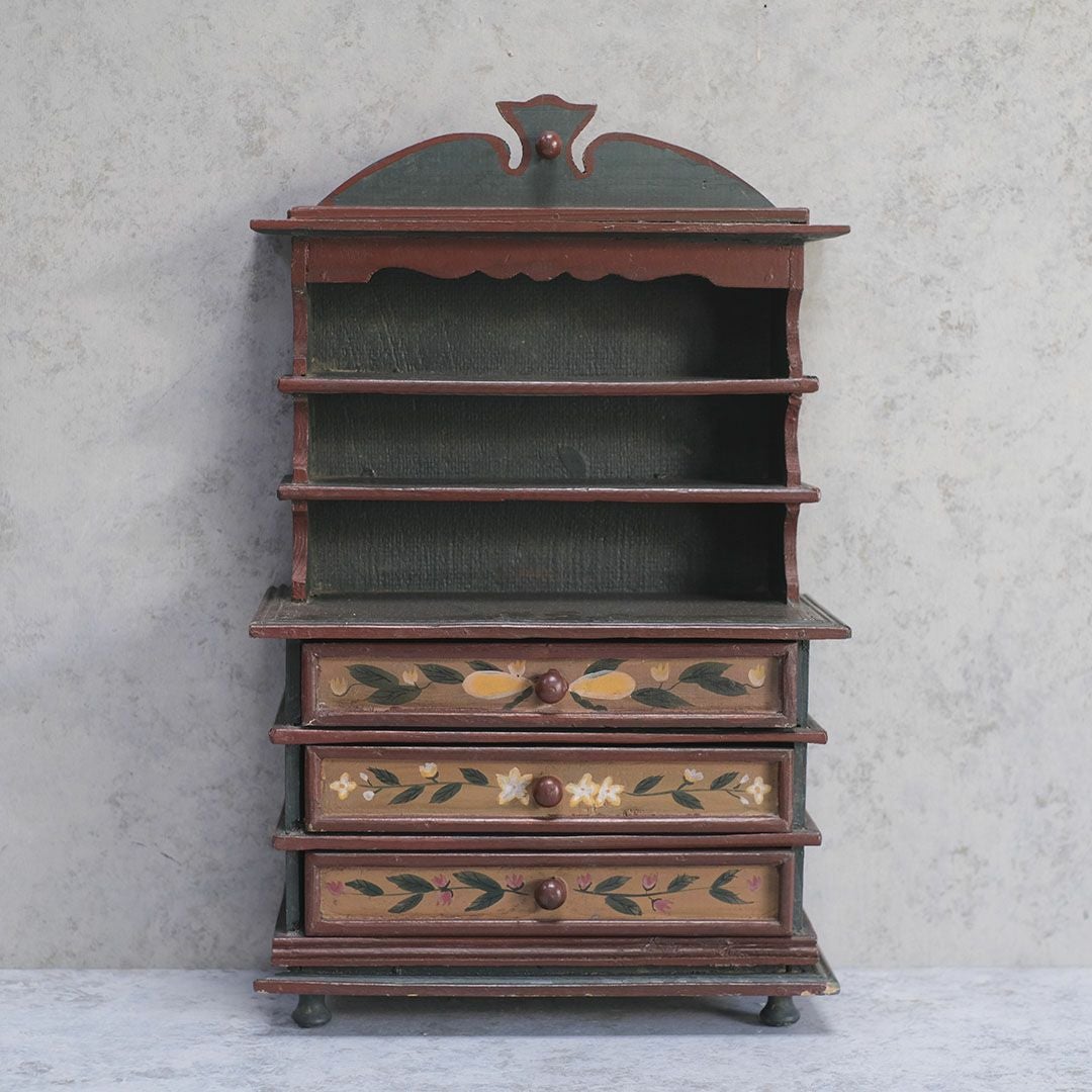 アンティーク ミニチュアカップボード フランス ミニチュア家具