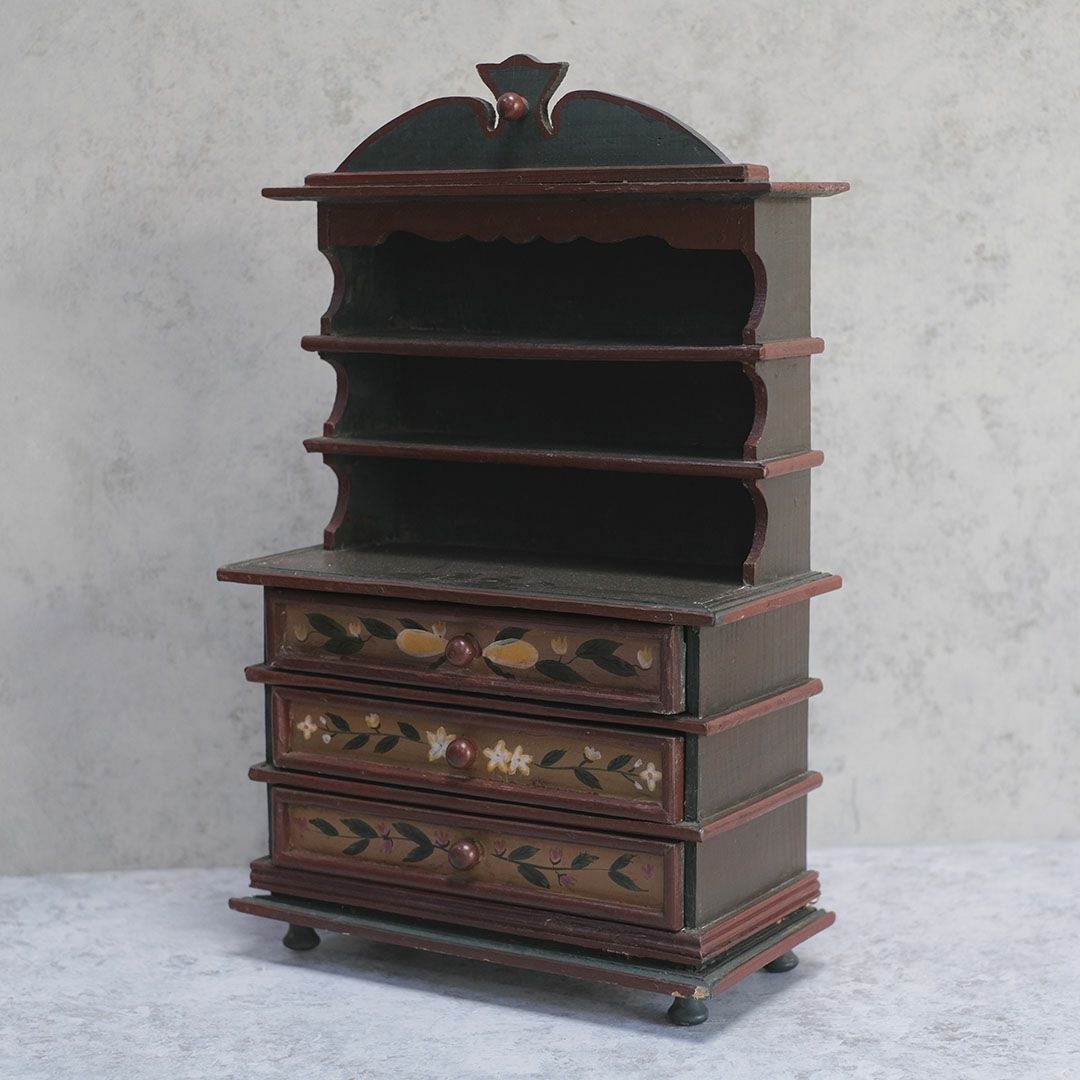 アンティーク ミニチュアカップボード フランス ミニチュア家具