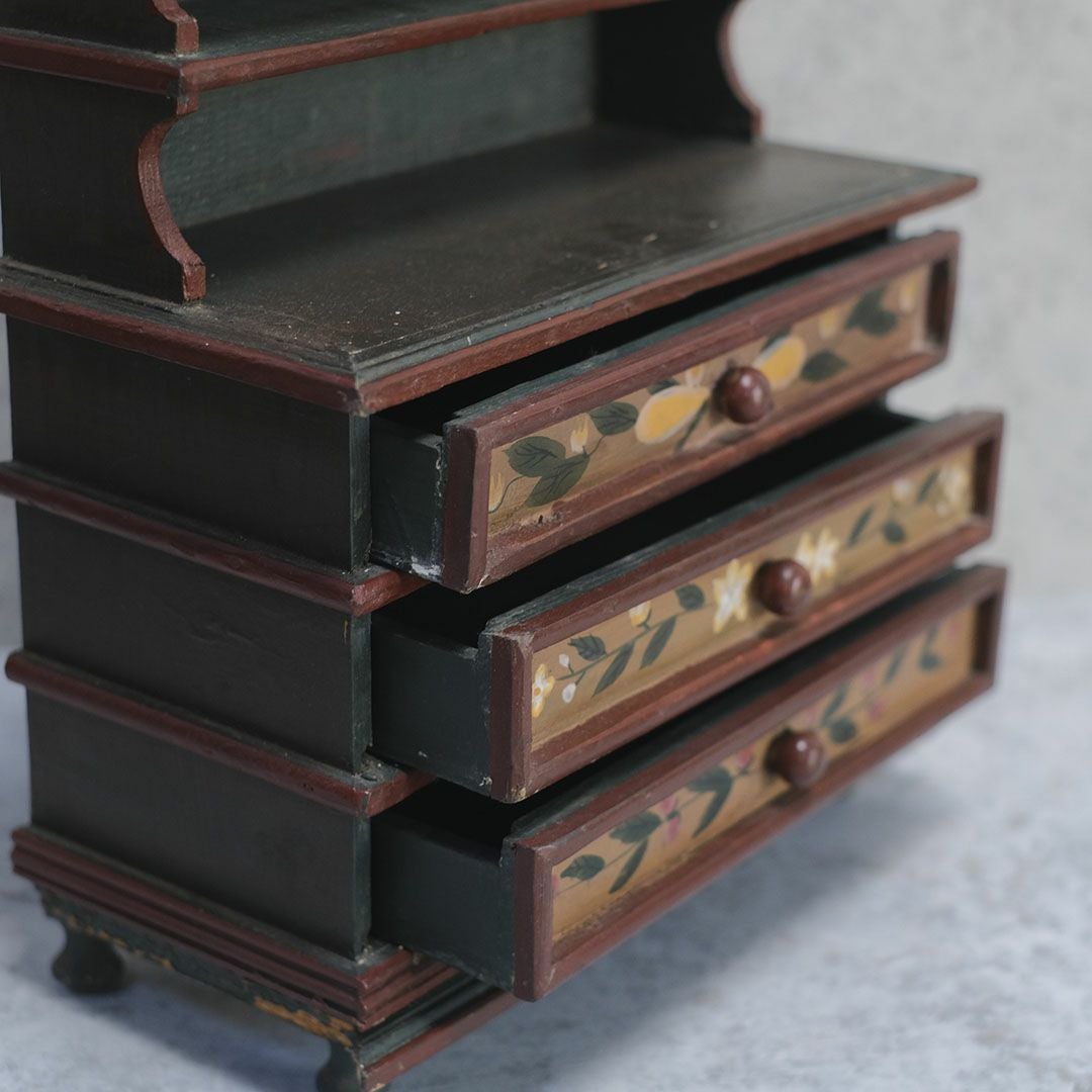 アンティーク ミニチュアカップボード フランス ミニチュア家具