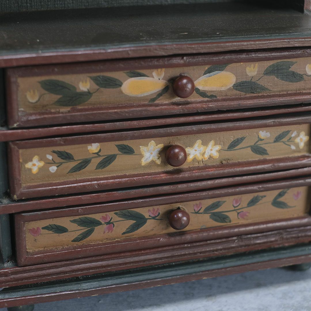 アンティーク ミニチュアカップボード フランス ミニチュア家具