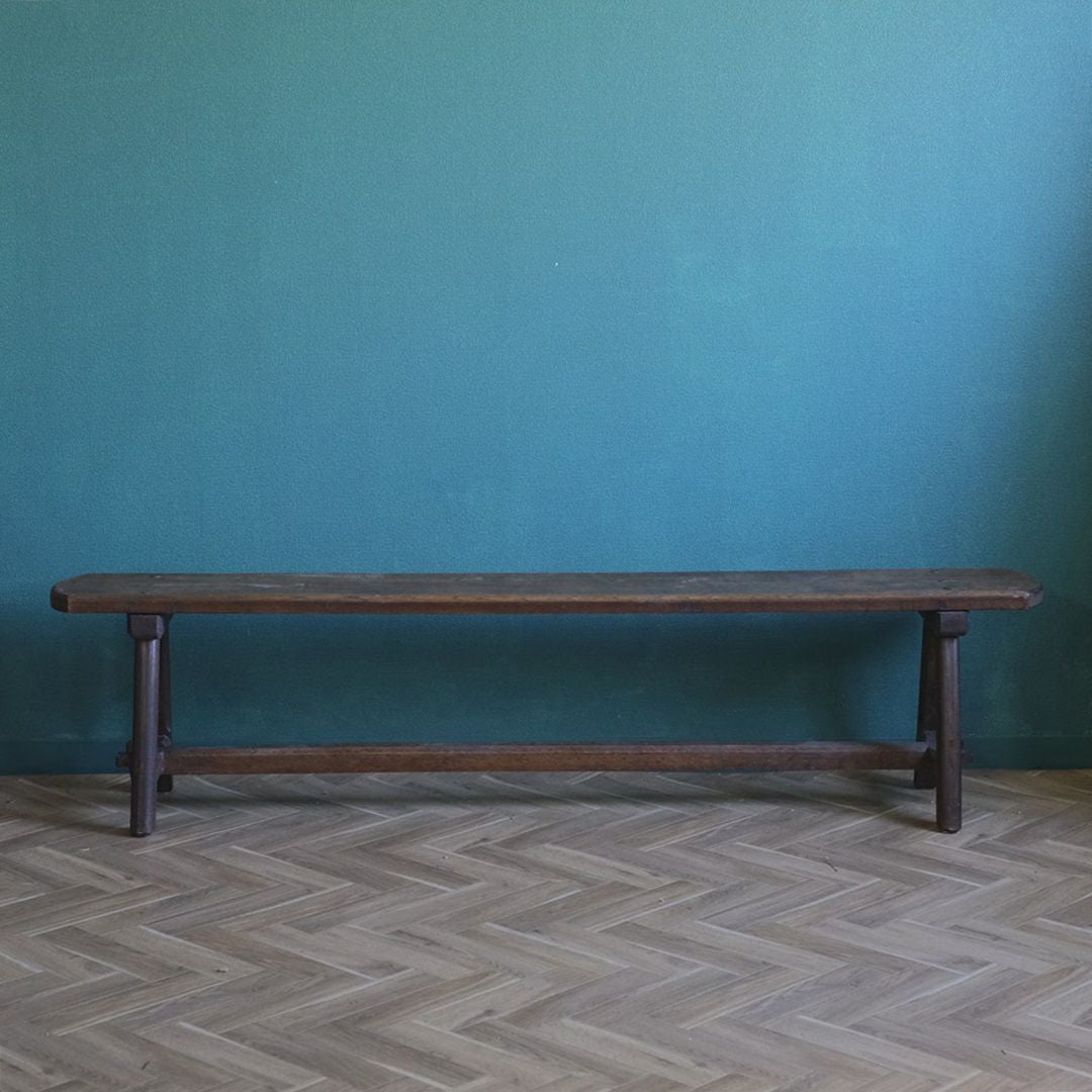 アンティークベンチ フランス 木製 シンプルな長椅子 アンティーク家具3