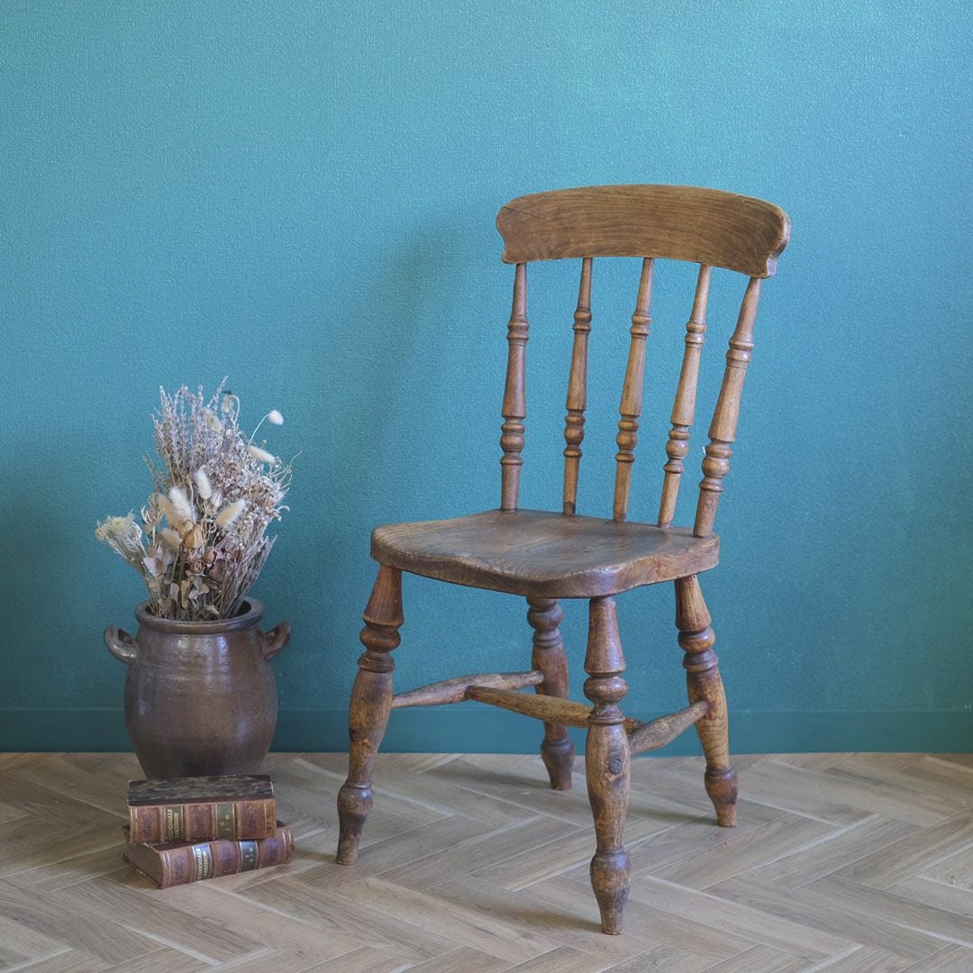 アンティーク キッチンチェアF ウィンザーチェア イギリス ダイニングチェア 椅子 アンティーク家具