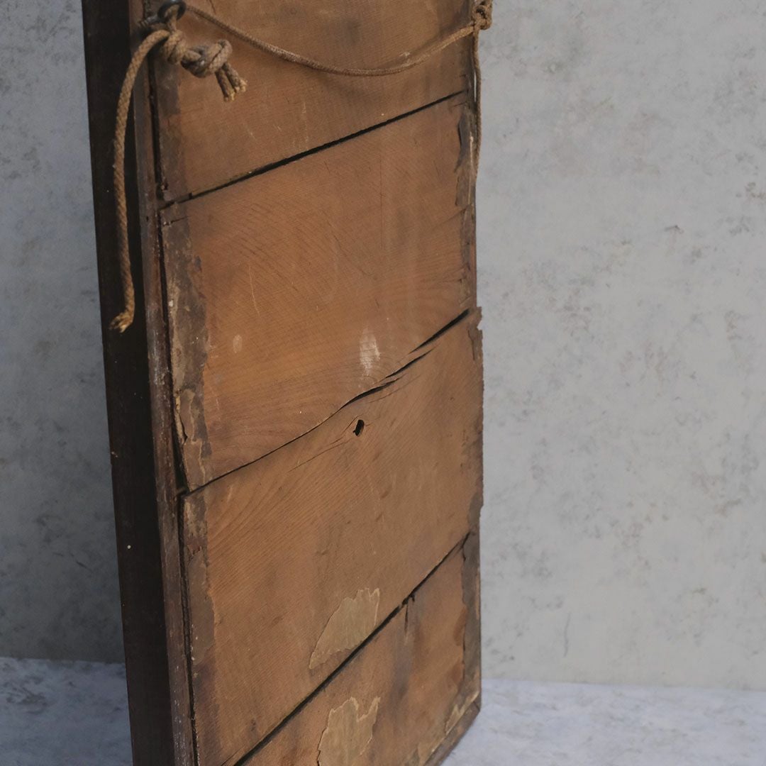 アンティーク 鏡 木製フレーム イギリス 壁掛けミラー