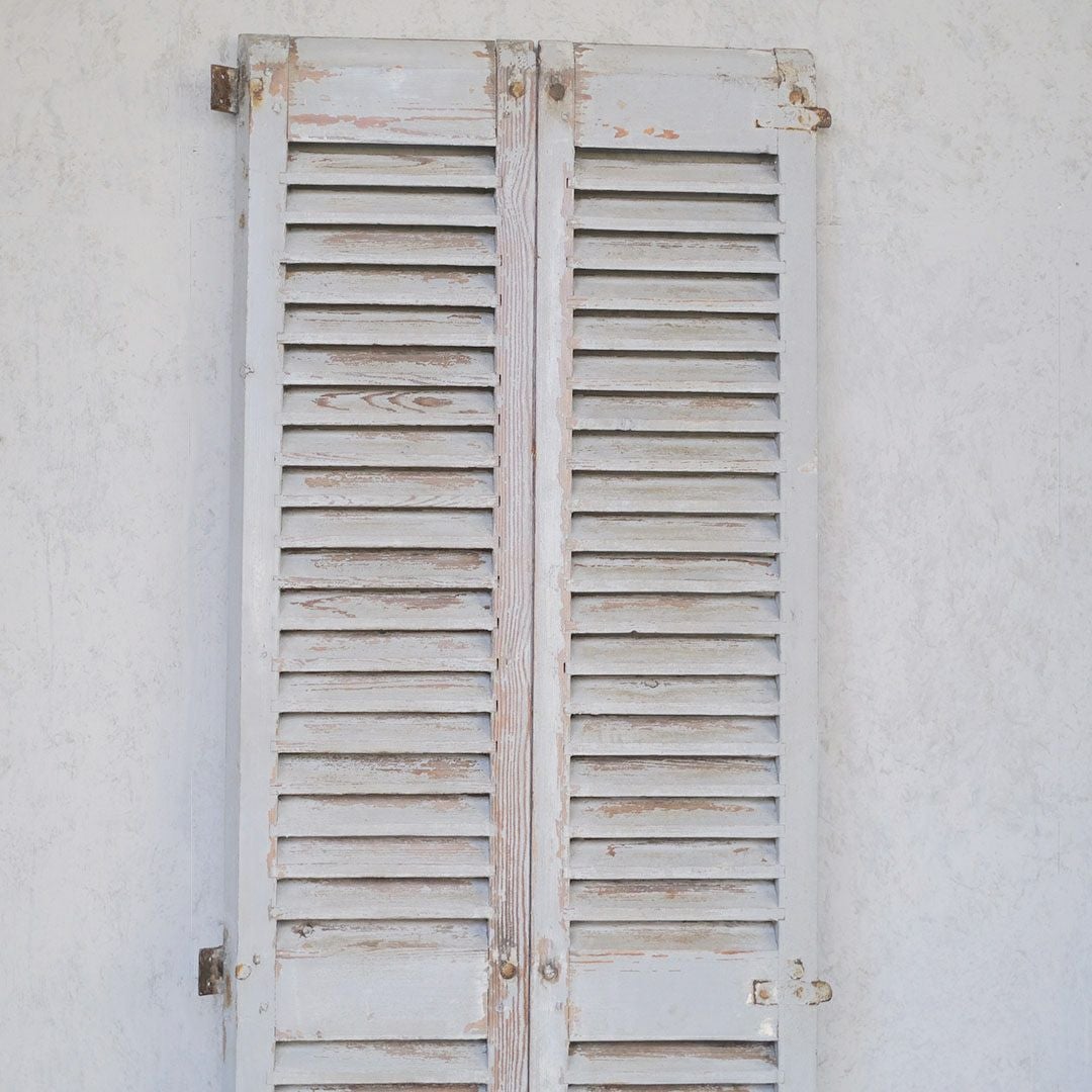 ンティーク 鎧戸ヴォレ フランス ルーバー 雨戸 アンティークドア家具2
