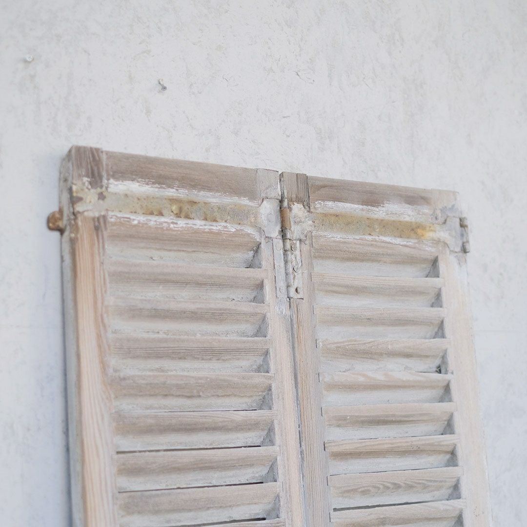 ンティーク 鎧戸ヴォレ フランス ルーバー 雨戸 アンティークドア