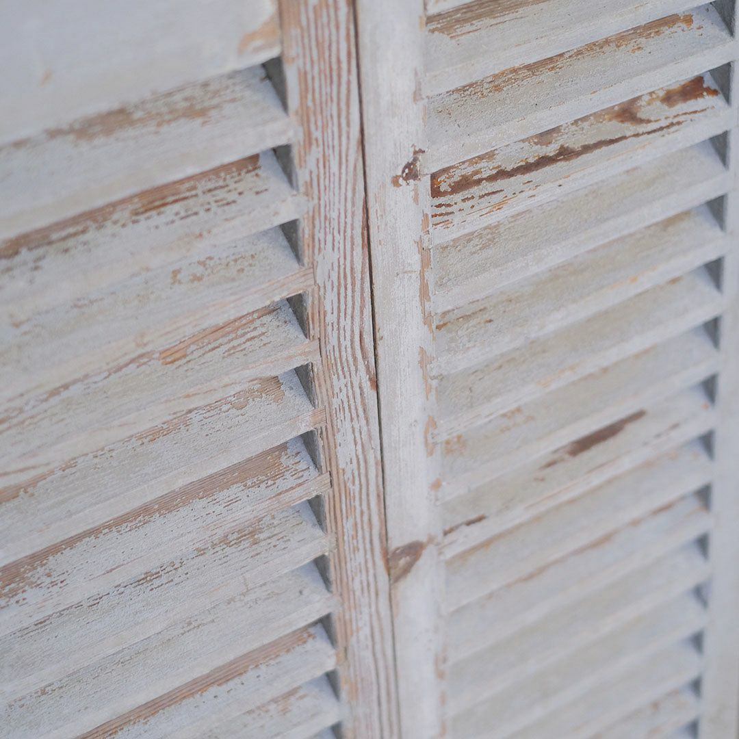 ンティーク 鎧戸ヴォレ フランス ルーバー 雨戸 アンティークドア