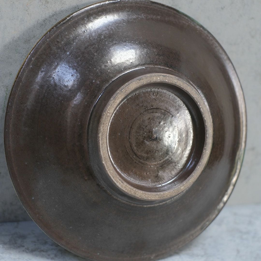 やちむん 沖縄 松田共司 7.5寸皿B 読谷村北窯 一点物 大皿 の通販