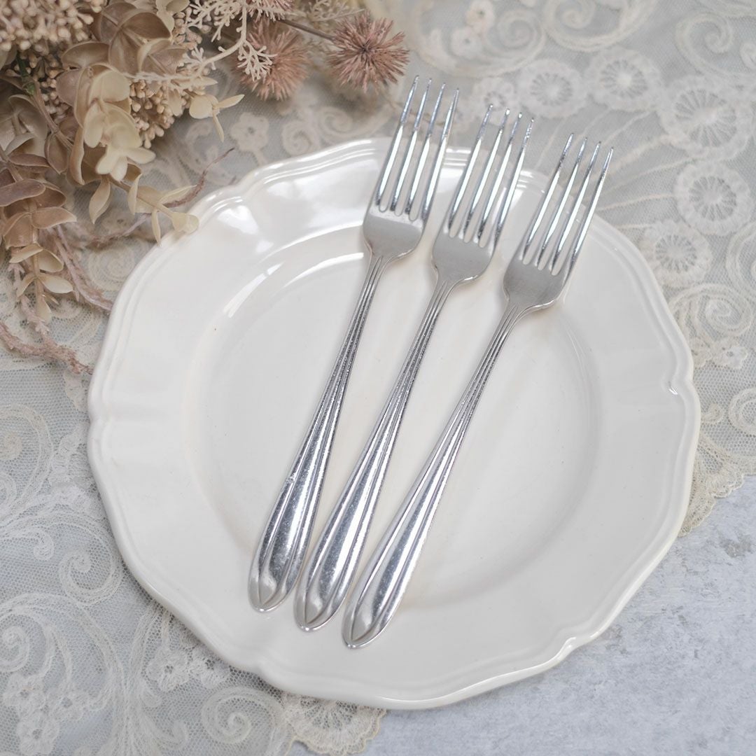 ヴィンテージディナーフォーク シルバープレート イギリス