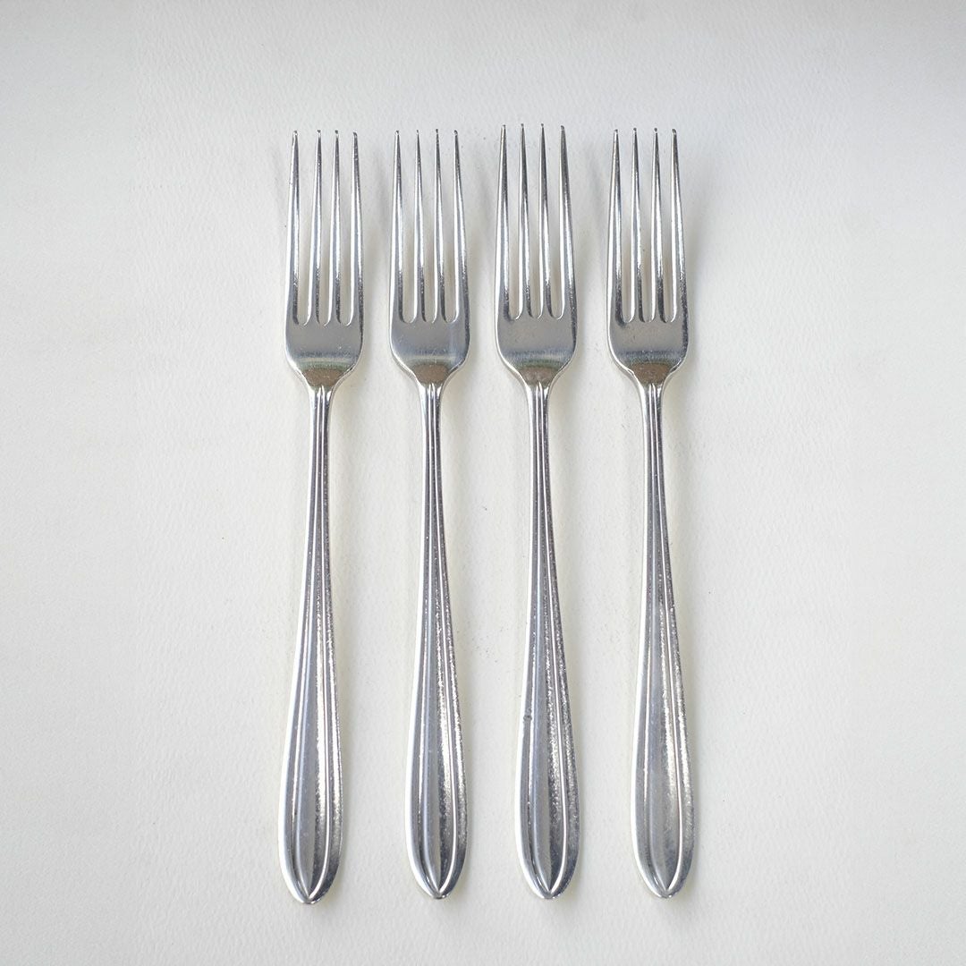ヴィンテージディナーフォーク シルバープレート イギリス2