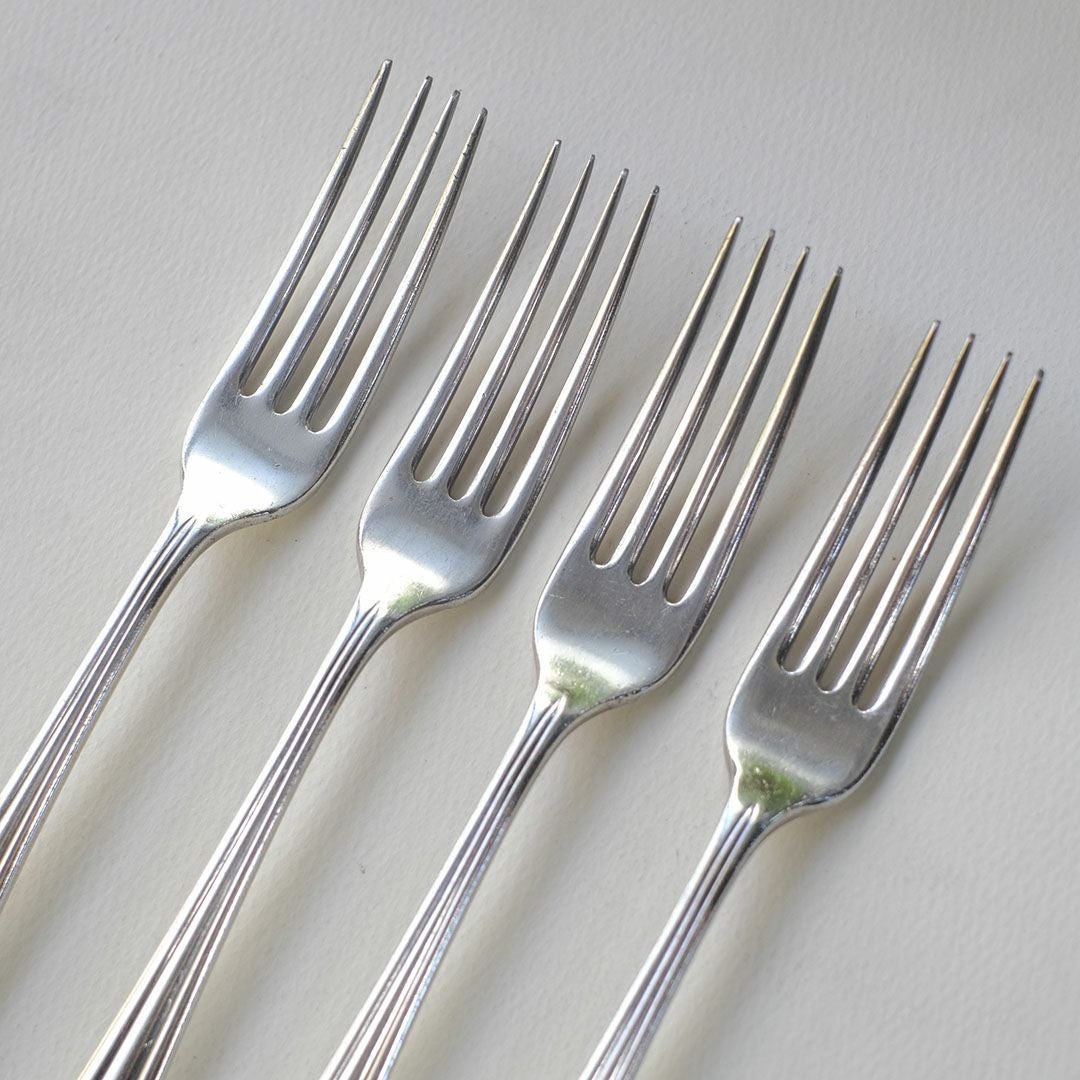 ヴィンテージディナーフォーク シルバープレート イギリス4