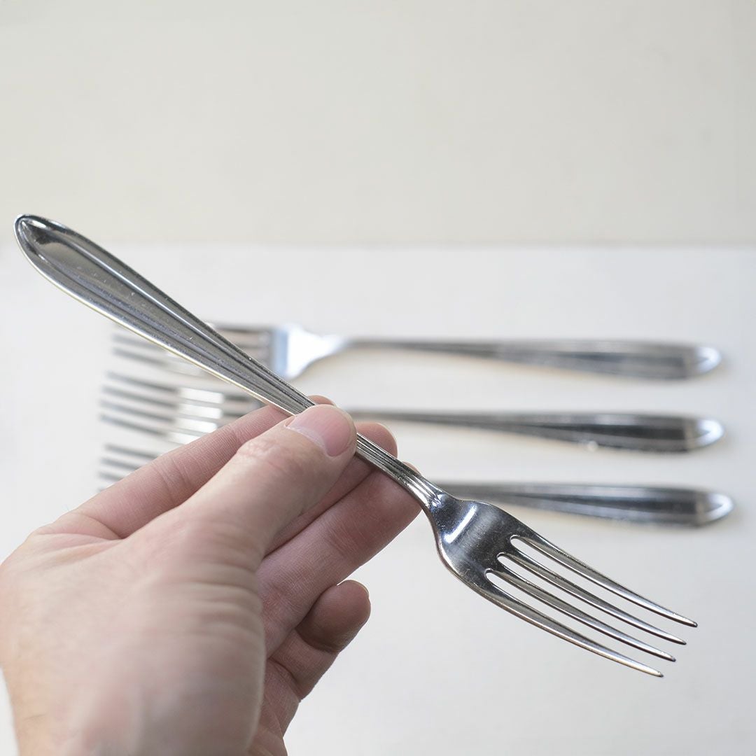 ヴィンテージディナーフォーク シルバープレート イギリス7