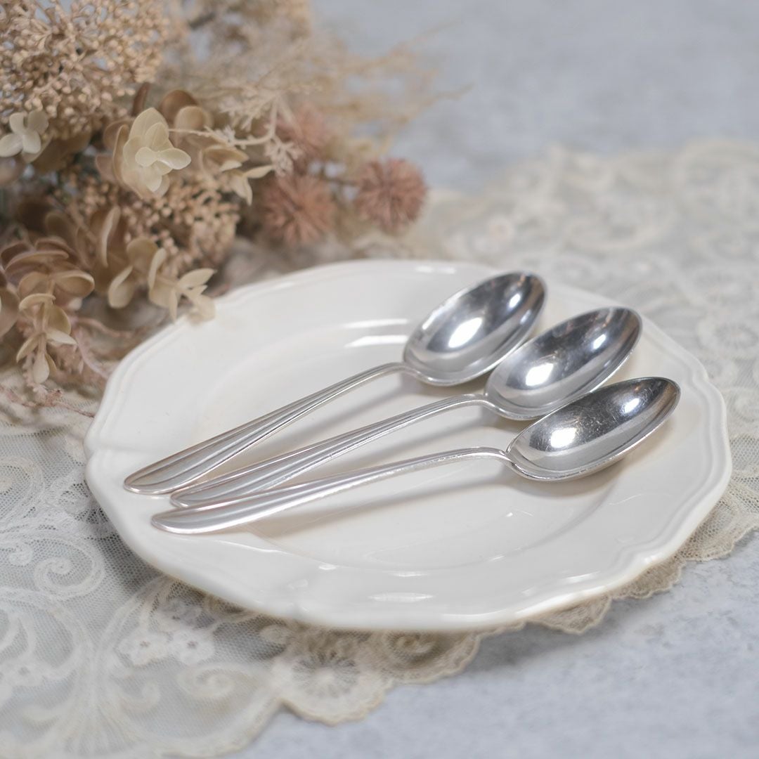 ヴィンテージデザートスプーン シルバープレート イギリス