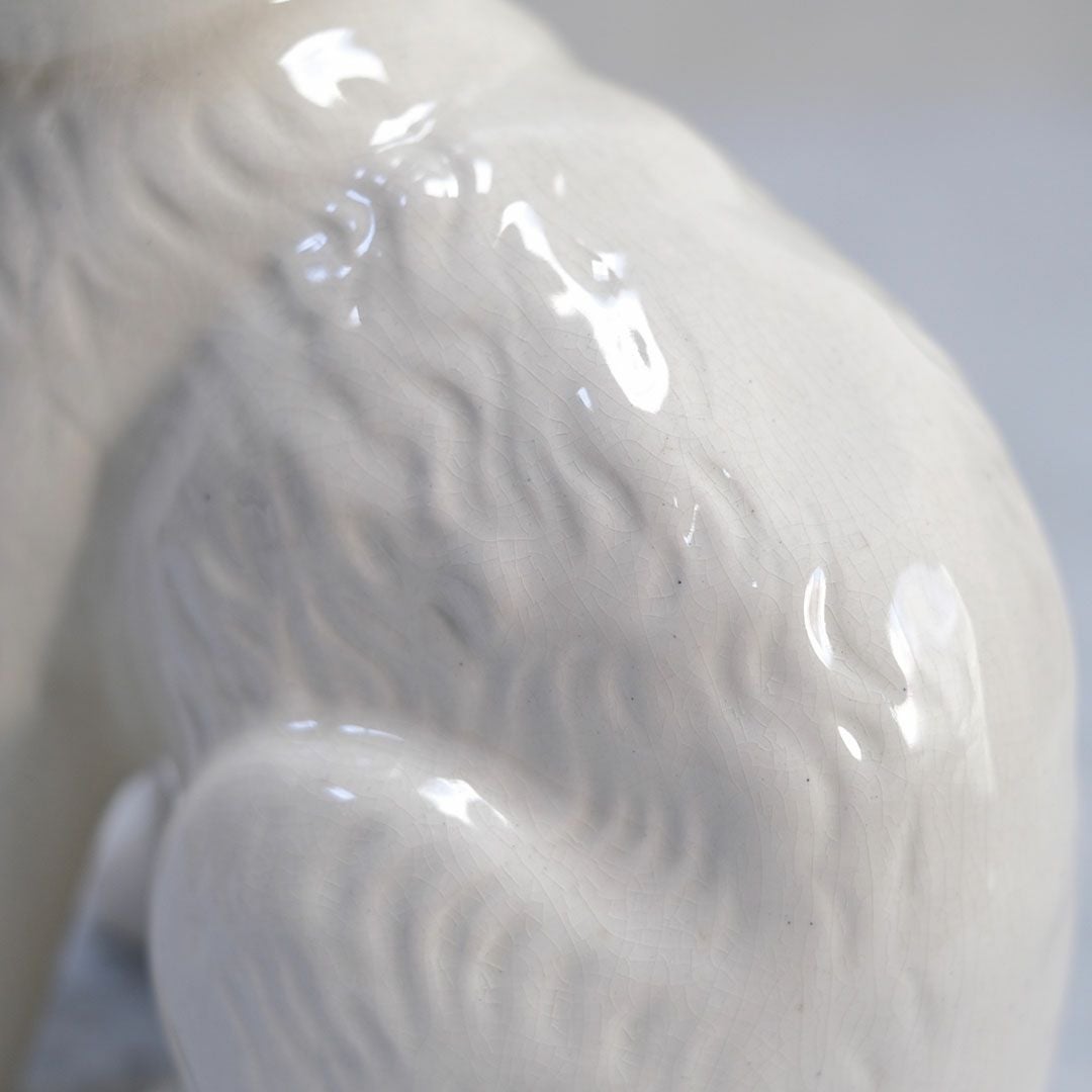 ヴィンテージ フィギュリン 猫の置物 イギリス マン島 RUSHTON POTTERY