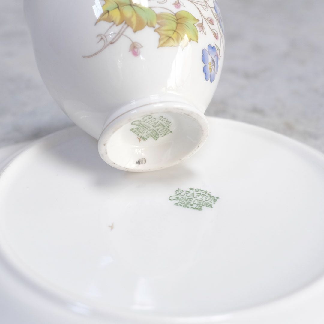 ヴィンテージカップ&ソーサ Royal Grafton(ロイヤルグラフトン) イギリス12