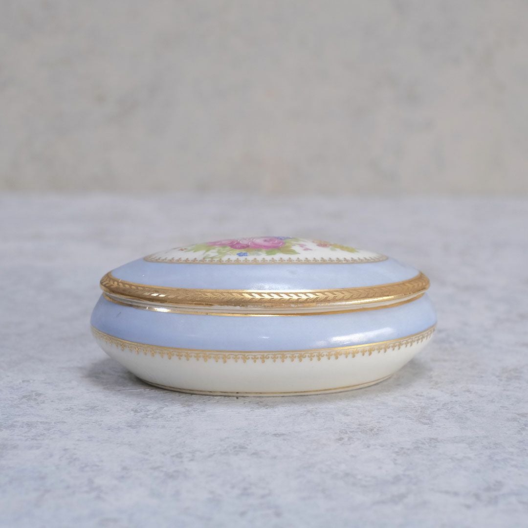 アンティークトリンケットボックス 陶器 LIMOGE(リモージュ) フランス 小物入れ2