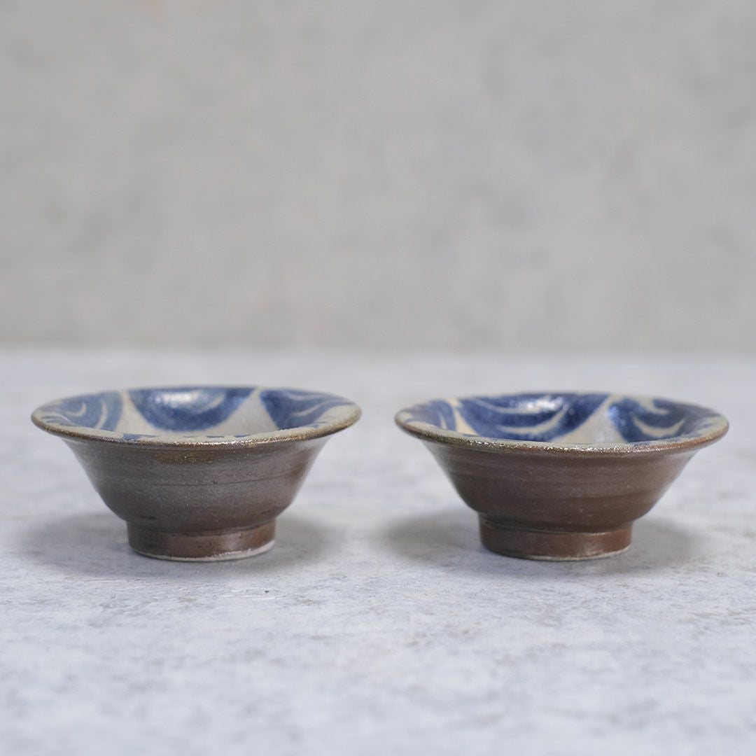 やちむん 沖縄 宮城正享 3寸ワンブー 青 読谷村北窯 小鉢 の通販